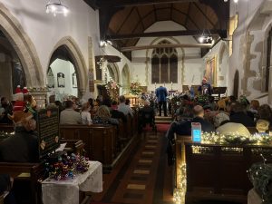 Christmas carols at St Peter's Church, Hever
