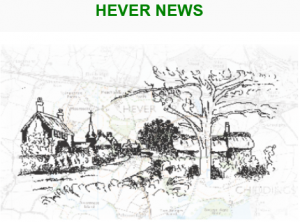 Cover of a Hever Residents Association newsletter