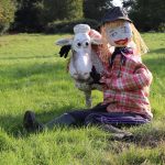 Scarecrow entry: One Girl & her Sheep