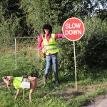 Scarecrow entry: Jemima the Dog Walker