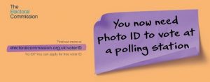 You now need photo ID to vote